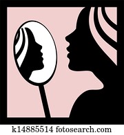 אישה מסתכלת, ב, ה, שקף