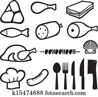 בשר, איקונים, קבע