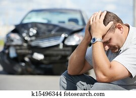 התרגז, איש, אחרי, מכונית מתרסקת