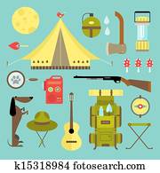 וקטור, קמפינג, איקונים