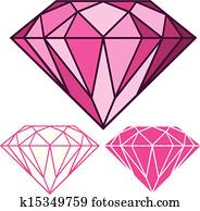 ורוד, יהלום