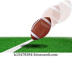 כדורגל, נגע בלמטה