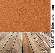 לוח של פקק, ו, עץ, floor., וקטור, דוגמה