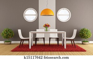 מודרני, חדר של סעודה