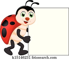 מצחיק, חרק של גברת, ציור היתולי, עם, טופס, *s*