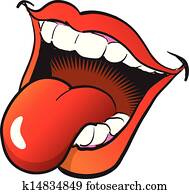 פה פתוח, ו, לשון