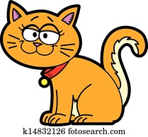 ציור היתולי, חתול