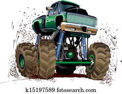 ציור היתולי, משאית של מפלצת