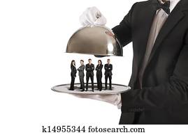 ビジネス, サービス, そして, 一等, チーム