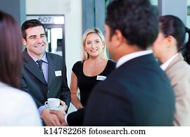 ビジネスの会議