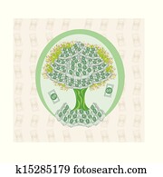 在樹上成長的錢, -, 摘要, 卡片