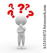 질문, mark., 혼란