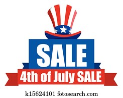 4th of July Sale banner 4th of July Sale banner