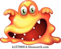 A monster in horror A monster in horror