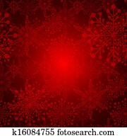 Abstract Red Christmas Snowflake Background Abstract Red Christmas Snowflake Background