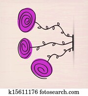 abstract spring flowers abstract spring flowers