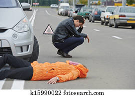 accident. knocked down pedestrian accident. knocked down pedestrian