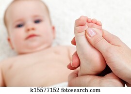 Baby foot massage Baby foot massage