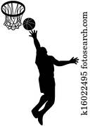 Basketball Player Lay-up Ball Shield Basketball Player Lay-up Ball Shield