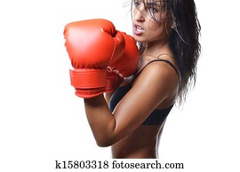 beautiful woman boxing beautiful woman boxing