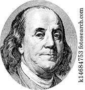 Benjamin Franklin portrait