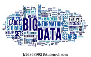 Big data concept in word cloud Big data concept in word cloud