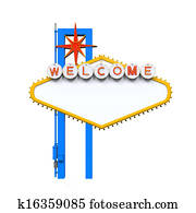 Blank Las Vegas Welcome Sign Blank Las Vegas Welcome Sign