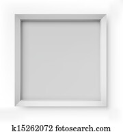 Blank white picture frame Blank white picture frame
