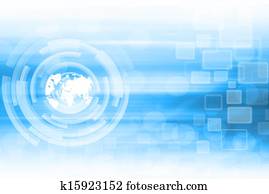 Blue Abstract Technology Background Blue Abstract Technology Background