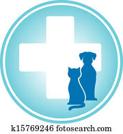 blue veterinary symbol blue veterinary symbol