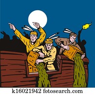 Boston Tea Party Raiders Retro Boston Tea Party Raiders Retro
