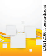 Brochure with squares Brochure with squares