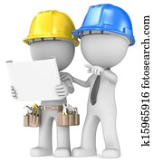 Building project planning.