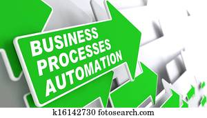 Business Processes Automation Concept. Business Processes Automation Concept.