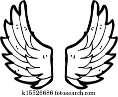 cartoon angel wings cartoon angel wings