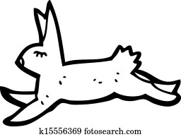 Running hare cartoon Clip Art | k15520516 | Fotosearch