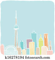Cartoon Toronto Sketch Cartoon Toronto Sketch