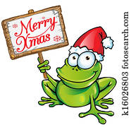 christmas frog christmas frog