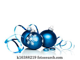 Christmas Ornaments and Ribbon Christmas Ornaments and Ribbon