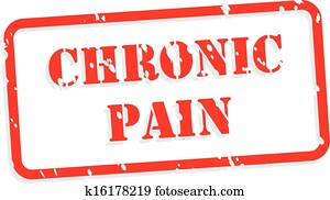 Chronic Pain Rubber Stamp Chronic Pain Rubber Stamp
