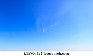 Clear blue sky background
