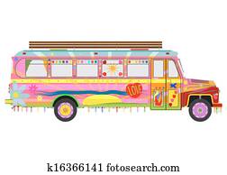Colorful bus Colorful bus