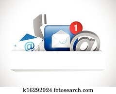 contact us communication concept and paper pocket contact us communication concept and paper pocket