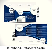 Corporate Tri Fold Brochure vector Corporate Tri Fold Brochure vector