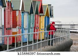 Cromer on the Norfolk coast - England