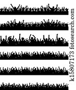 Crowd Silhouettes Crowd Silhouettes