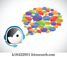 customer service communication concept customer service communication concept