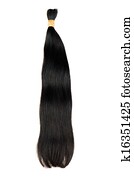 Dark hair extensions