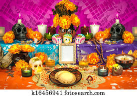 Day of the dead altar Dia de Muerto Day of the dead altar Dia de Muerto