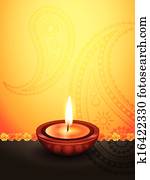 diwali, saudação, desenho